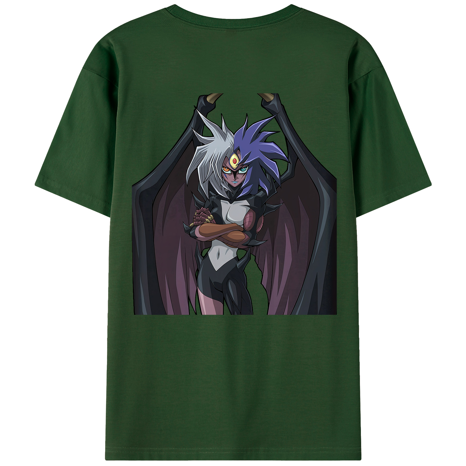 （画像用） 遊☆戯☆王 Yu-Gi-Oh! 綿100％半袖Tシャツ（背面プリント）